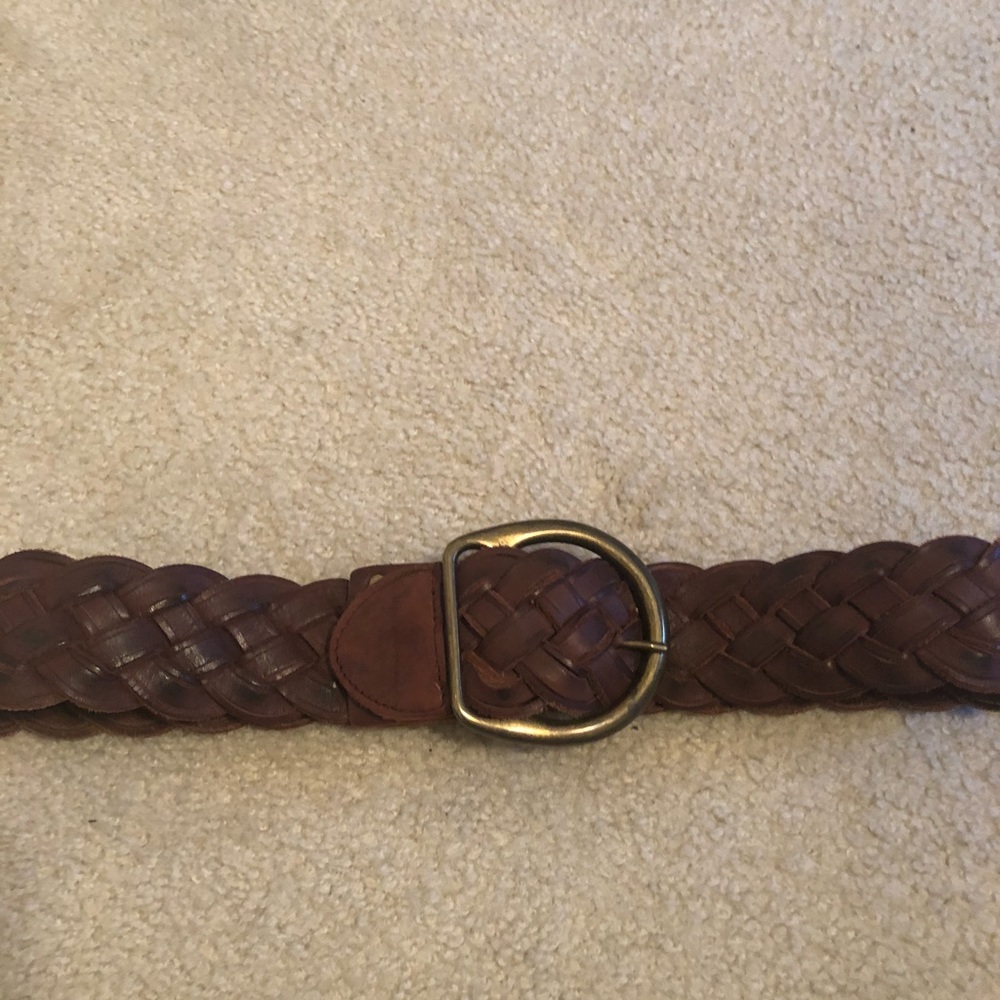 Abercrombie & Fitch brown leather belt